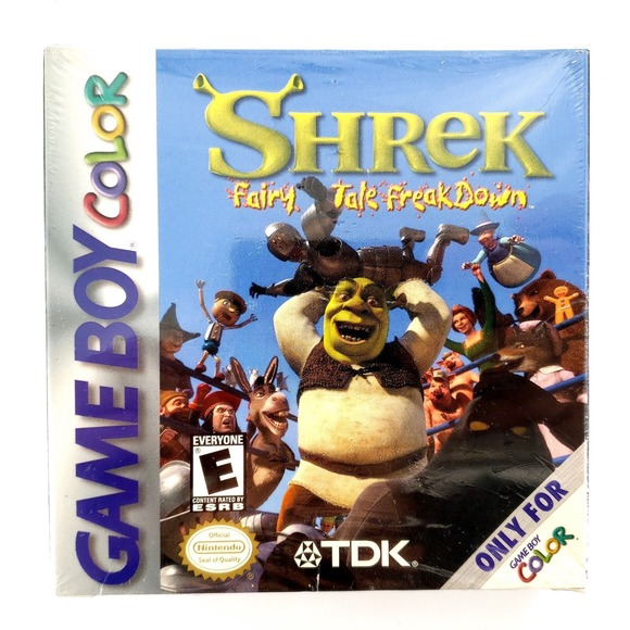 Shrek: Fairy Tale FreakDown (Nintendo Game Boy Color, 2001) Brand New Sealed